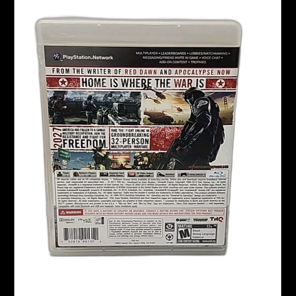 Homefront PLAYSTATION 3 (PS3) Shooter (Video Game) Complete - Picture 2 of 6